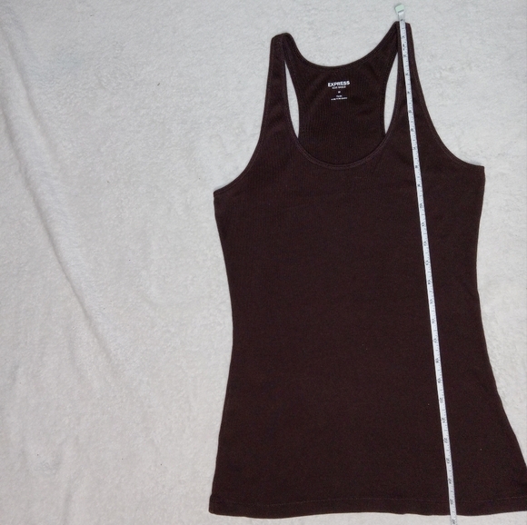 4 for $10 Express Sexy Basics Drk Brown Tank size M - Picture 4 of 8